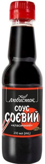 Соус соєвий Любисток Класичний 210мл